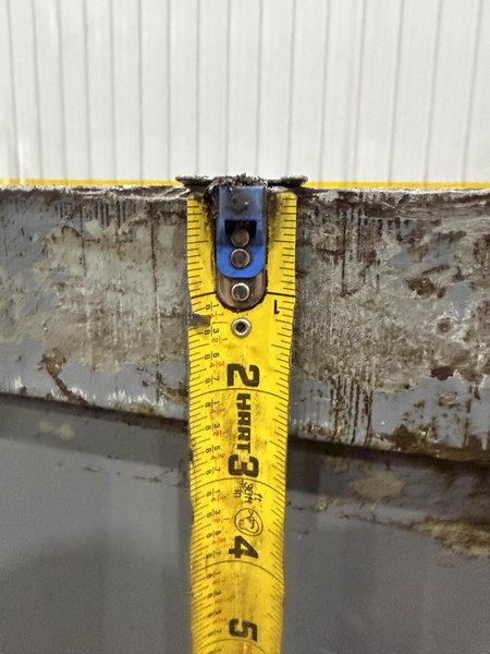 60" X 120" T-SLOTTED LAYOUT TABLE / FLOOR PLATE WITH COOLANT TROUGHS: YOBRO #25558