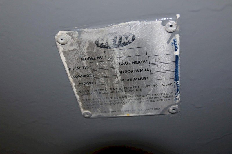 45 TON X 8' HEIM PRESS BRAKE: STOCK #68980