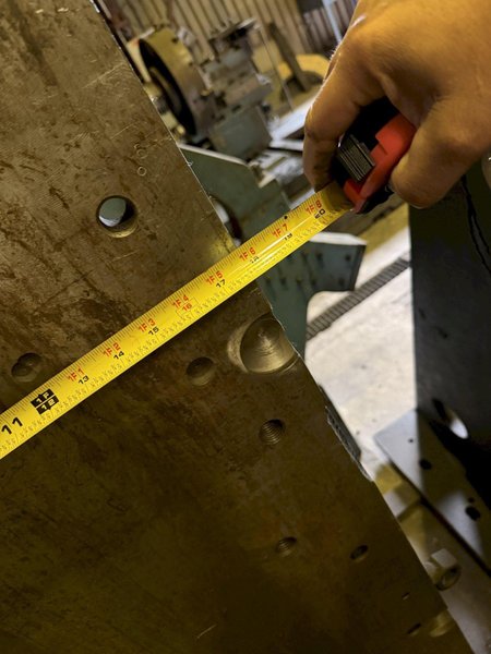 18" WIDE X 87" TALL ANLGE PLATE SET. STOCK #0548226