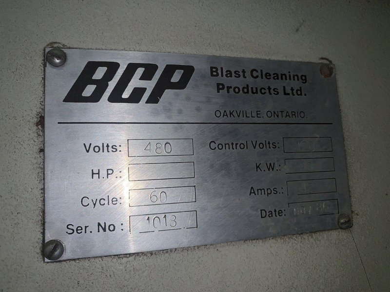 12 WHEEL BCP &quot;AUTOBLAST&quot; RAIL CAR SHOT BLAST CLEANING SYSTEM: STOCK #14287