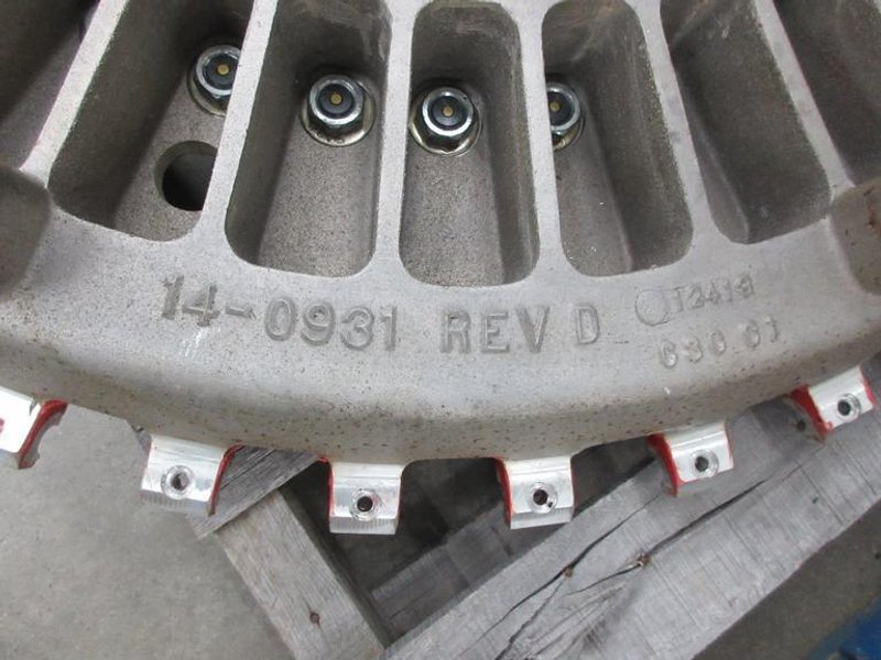 Used Haas 93-0944 Side Mount Tool Changer 40 Taper 40 Pocket Carousel Assembly