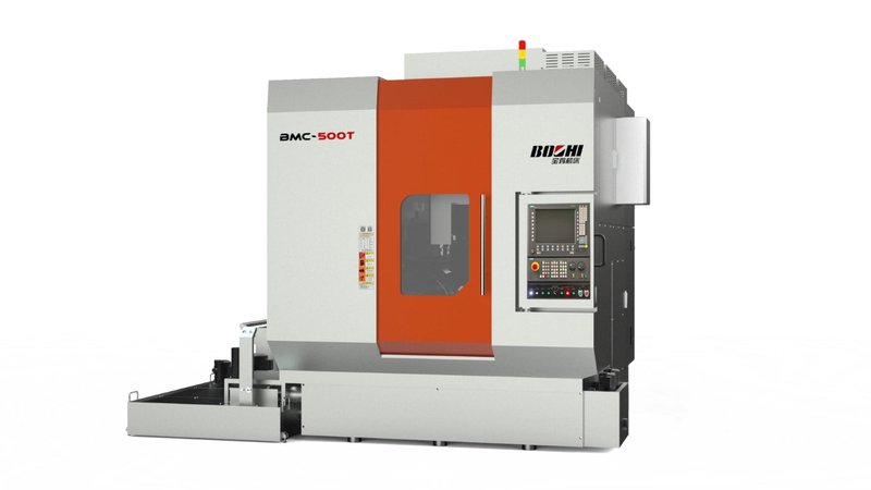 Five-axis composite machining center