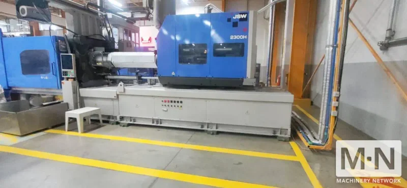 500 TON 43.6 OZ JSW MODEL J450-ADS-1400/HS10 HIGH SPEED INJECTION MOLDING MACHINE MFG 2017/2016