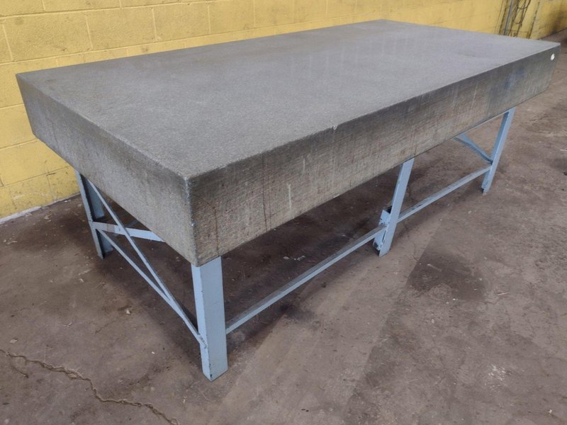 8&#039; X 4&#039; X 10&quot; CHALLENGE PRECISION LAYOUT INSPECTION GRANITE TABLE: STOCK #23798