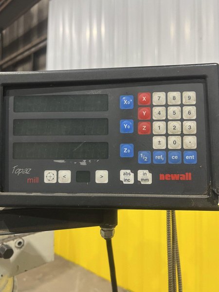 5 HP WILLIS MODEL #5000VS VERTICAL KNEE MILL: STOCK #19835