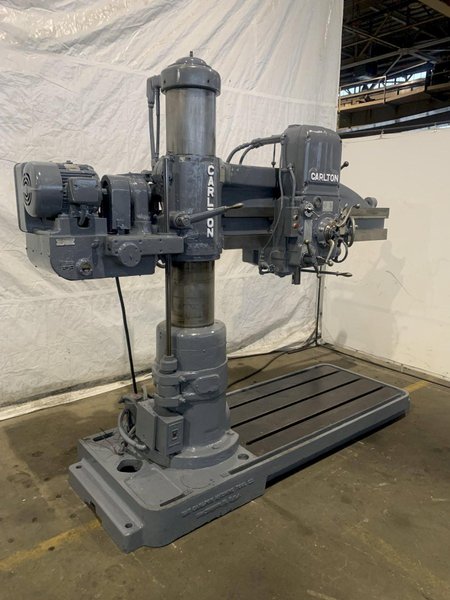5&#039; X 11&quot; CARLTON 1A RADIAL ARM DRILL. STOCK # 1273223