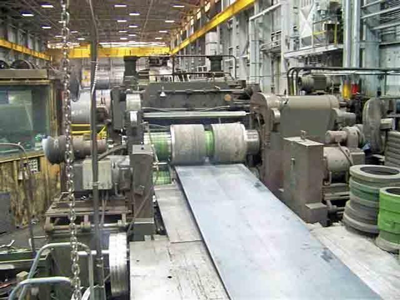 64" x 12.00" x 100,000# McKAY Slitting Line