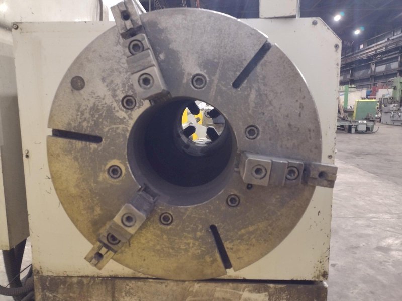 35" x 120" WILLIS MODEL #PK35 HOLLOW SPINDLE ENGINE LATHE 10" HOLE: YOBRO #24547