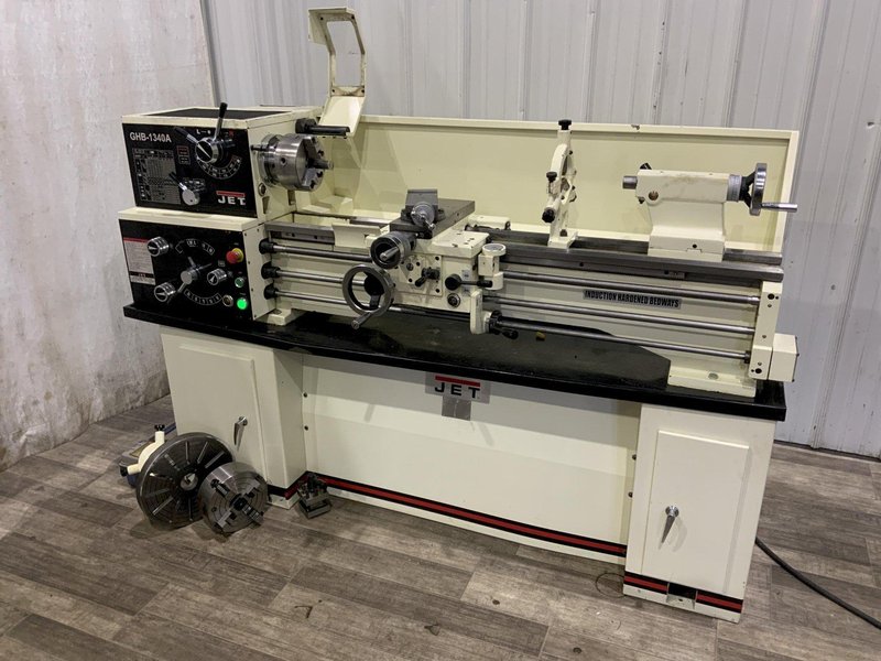13" X 40" JET MODEL GHB1340A GAP BED ENGINE LATHE: STOCK #80790