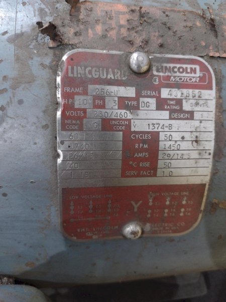 50 TON WA WHITNEY MODEL #664-138 HYDRAULIC 4 POST PRESS &amp; SHEAR: STOCK #22907