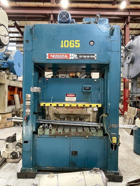 150 ton Niagara SE2-150-60-36 UH, Straight Side Mechanical Press For Sale, Year 1991