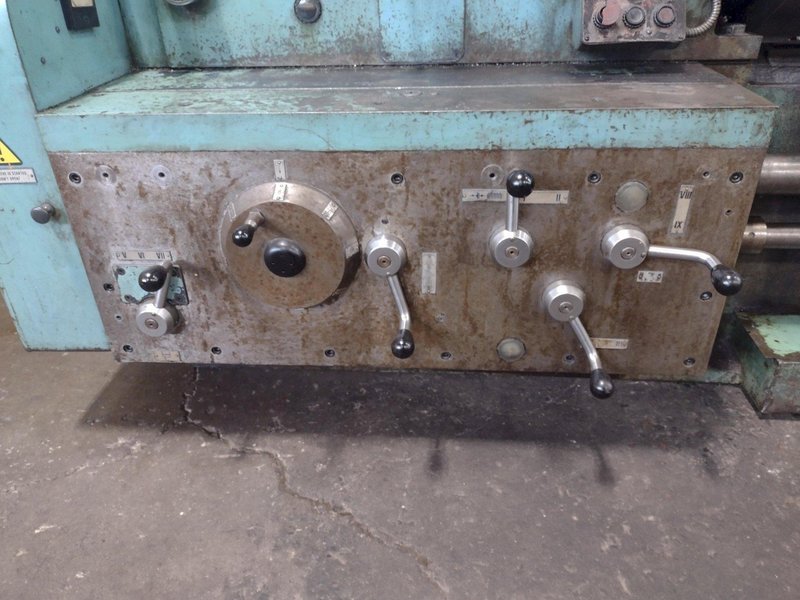 42" X 120" RYAZAN MODEL #1N65 HEAVY DUTY ENGINE LATHE 4.5" HOLE: STOCK #16472