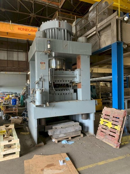 1500 TON AMD 4-POST HYDRAULIC PRESS &amp; FEED SYSTEM: STOCK #16721