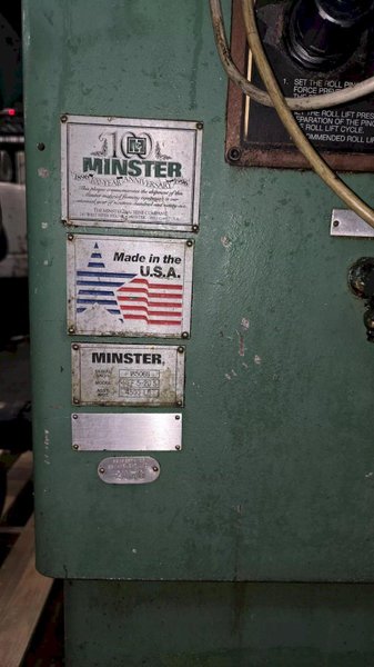 26 inch Minster Servo Feed Model MEF 526-S For Sale