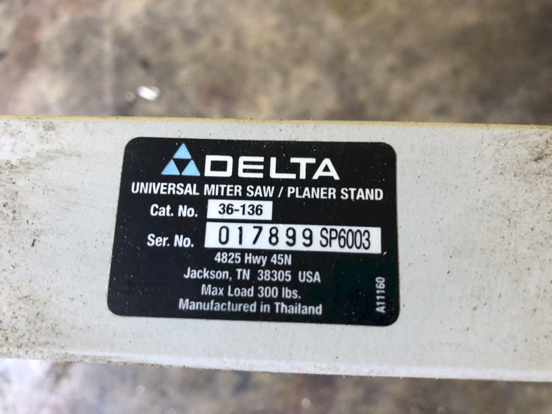 12&quot; DELTA MODEL 36-255L COMPOUND LASER MITER SAW WITH STAND: STOCK 19214
