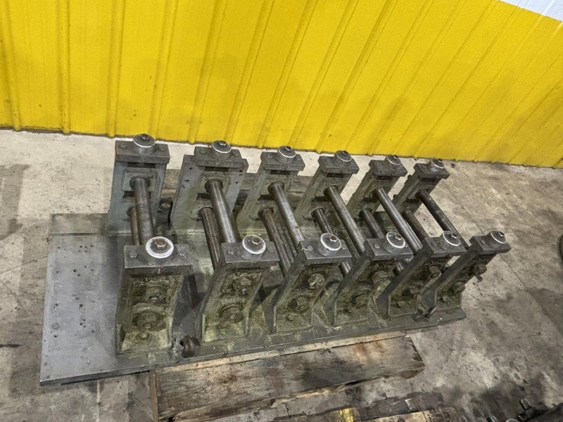 6 STAND X 2&quot; YODER MODEL Q-150 U JOINT DRIVE RAFTED ROLLFORMER, W/ 7 RAFTS &amp; 42  STANDS: STOCK #22634