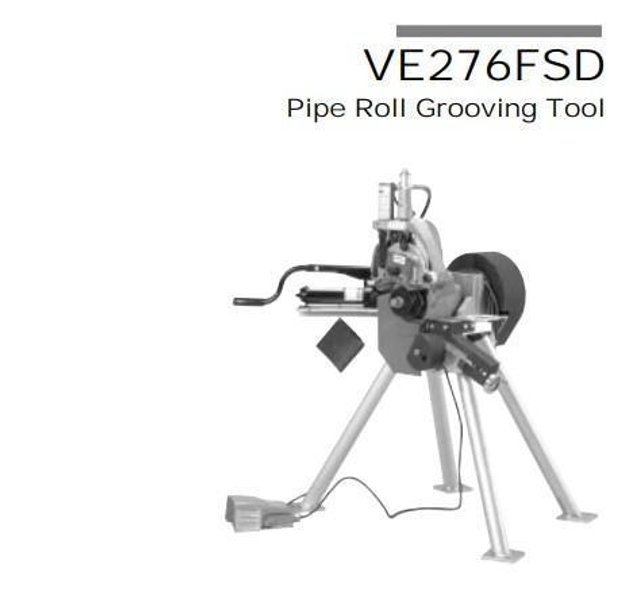 2&quot; TO 12&quot; VICTAULIC MODEL #VE-276 PIPE ROLL GROOVER: STOCK #23763