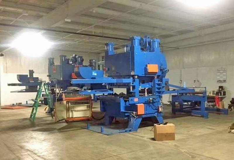 100 Ton Oak Fin Press Line