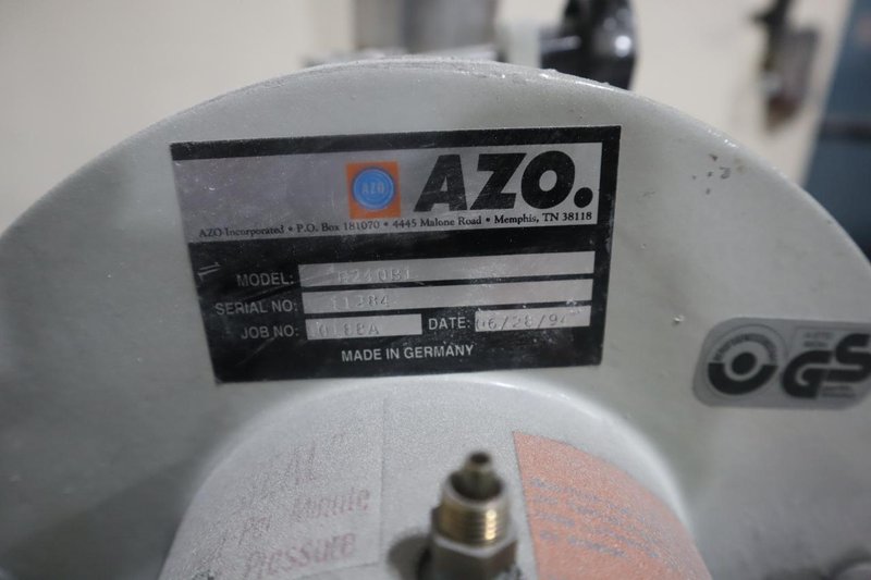 Powder Coating  AZO Pump Unit, with Baldor Motor, Portable - Auction Item