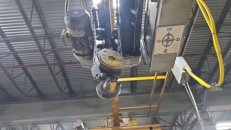 3 TON X 20&#039; OSBORN SINGLE GIRDER CRANE W/ DETROIT HOIST: YOBRO #24536