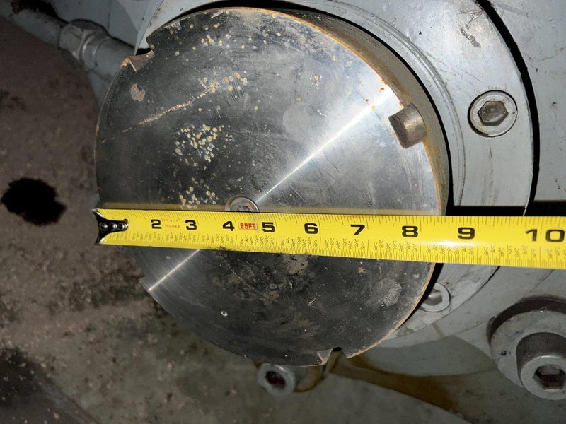 400 TON x 16' RODGERS MODEL #1F400 HYDRAULIC INCLINED FRAME HORIZONTAL WHEEL PRESS: STOCK #15558