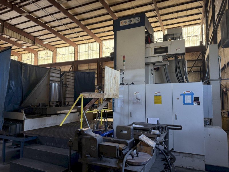 5.1&quot; HNK CNC HORIZONTAL BORING MILL, HBM, BUILT IN ROTARY, 120&quot; CROSS, 90&quot; Y, FANUC 31i, 2014/2016