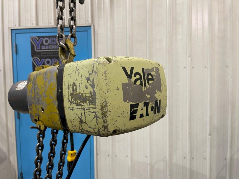 1 TON YALE SINGLE PHASE ELECTRIC HOIST HOIST: STOCK #74837