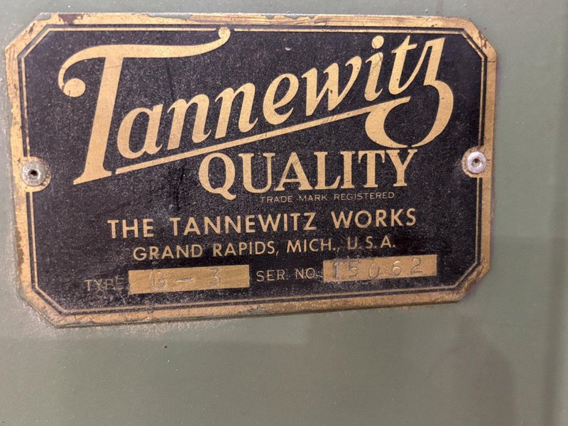 36&quot; TANNEWITZ MODEL #G-3 VERTICAL BAND SAW: STOCK #23157