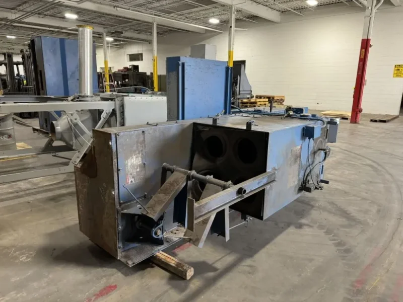 WHEELABRATOR SHOT BLAST TABLE  -  WMT-48 TABLE BLAST