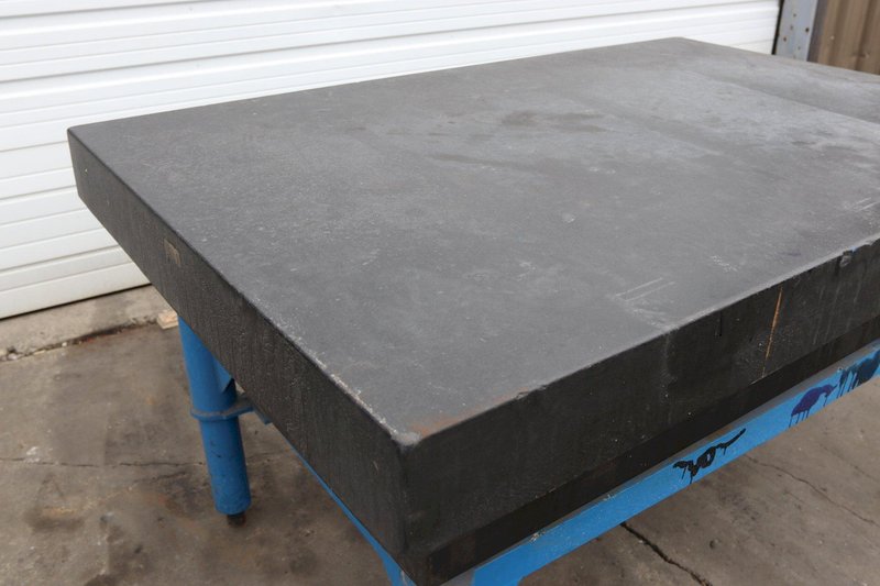 6&#039; x 4&#039; x 12&quot; BLACK GRANITE SURFACE PLATE: STOCK #12234