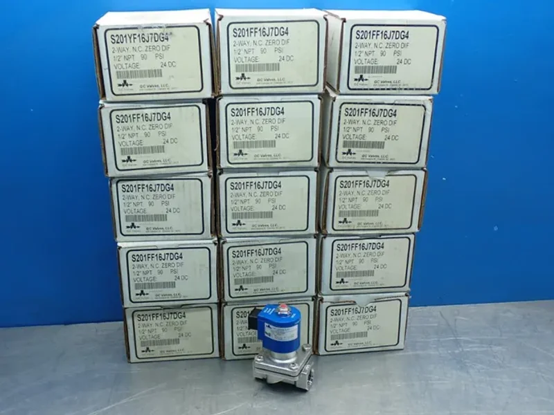 GC VALVES PILOTED SOLENOID VALVE, 15PCS  -  S201FF16J7DG4