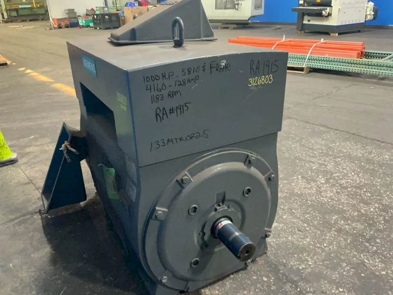 SIEMENS 1000 HP INDUCTION MOTOR