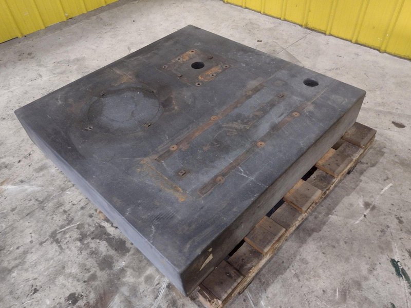 48&quot; X 48&quot; X 8&quot; TIMKEN BEARING GRANITE TABLE: STOCK #22835