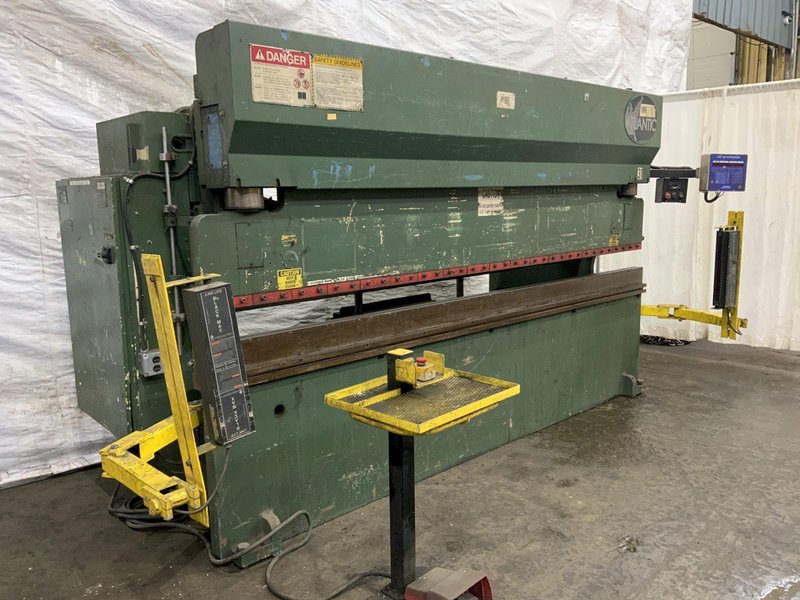 120 TON X 12' ATLANTIC MODEL HDE120-12 HYDRAULIC PRESS BRAKE: STOCK #80880