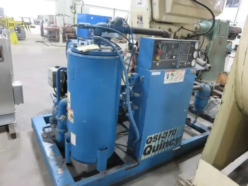 QUINCY 75 HP  ROTARY SCREW  AIR COMPRESSOR, STOCK# 11797T