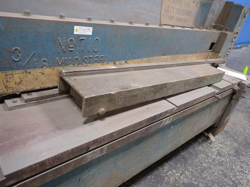 NIAGARA 126" X 3/16" SHEAR  -  710