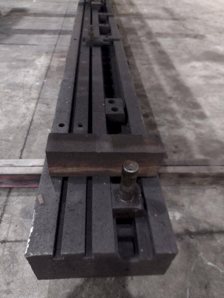 18&#039; LONG T-SLOTTED RAIL DIE PLATE: STOCK #24011