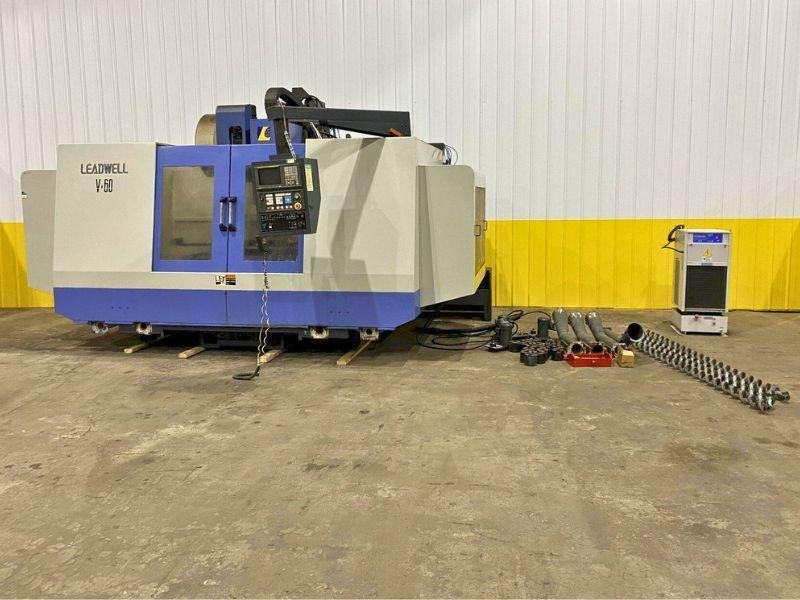 LEADWELL MODEL #V-60 CNC VERTICAL MACHINING CENTER: STOCK #19427