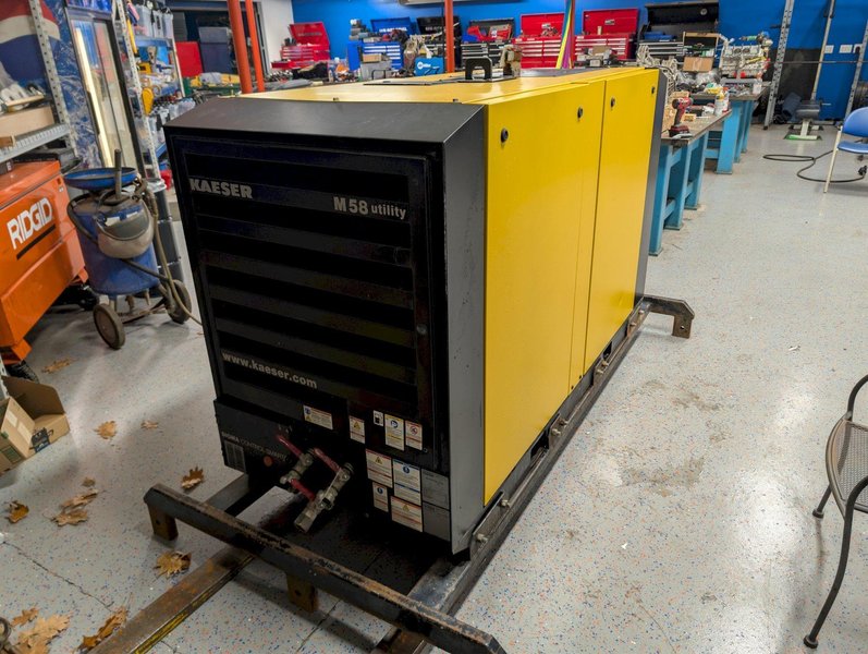 Kaeser M58 Mobile Screw Air Compressor, 2021 – 210 CFM  Diesel, 50 HP