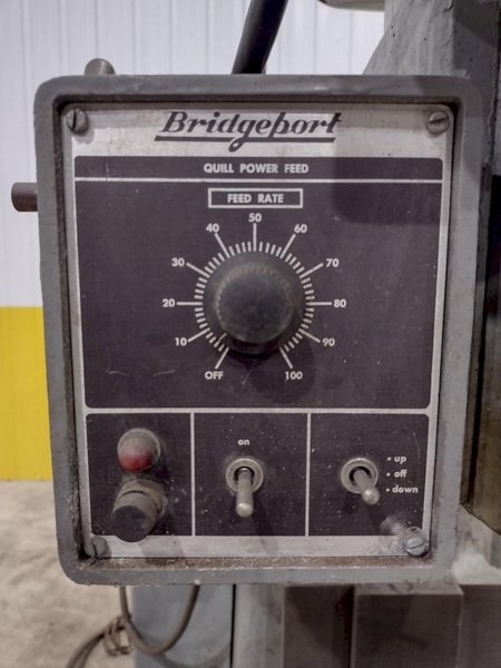 4 HP BRIDGEPORT SERIES II VERTICAL MILLING MACHINE: STOCK #20606