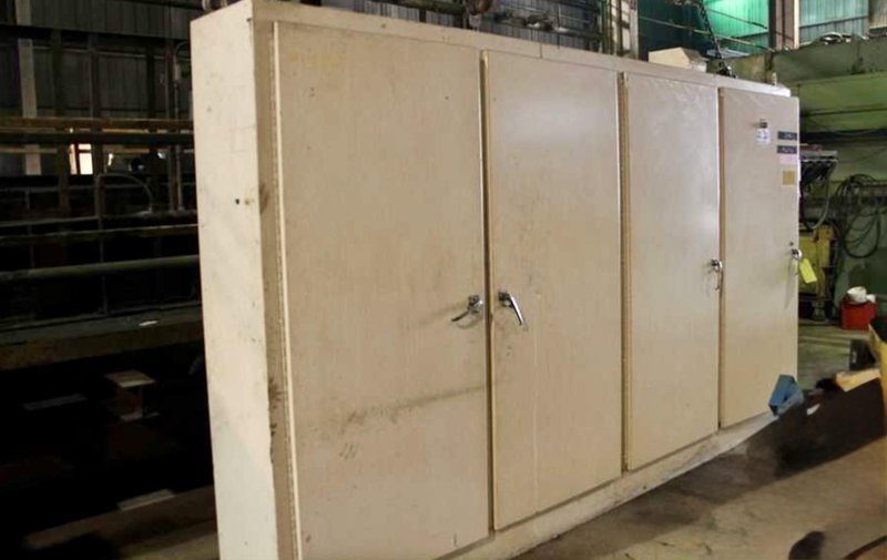 32 STAND X 4 1/2" X 70" TISHKEN 32-XHW-4 ROLLFORMER. STOCK # 0879526
