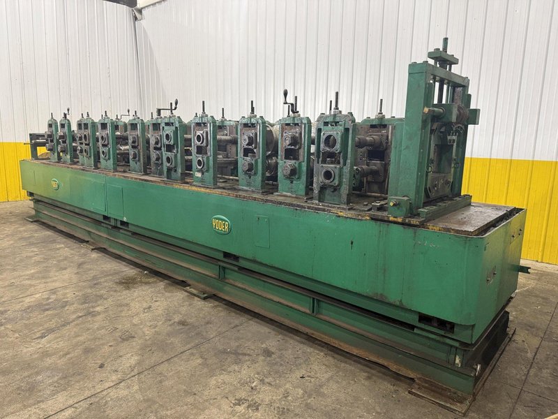 12 STAND X 2.5" YODER MODEL M2-1/2 ROLLFORMER, 18" ROLLSPACE: STOCK 23475