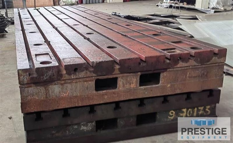 78.74" x 236.22" 15.75" Cast Iron T-Slotted Floor Plates (2-Available)