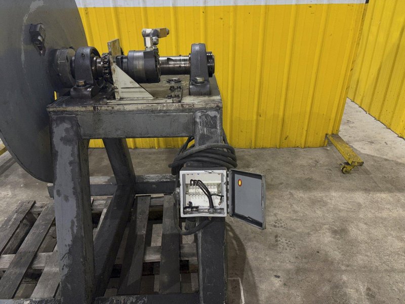 18&quot; HYDRAULIC MOTORIZED COIL REEL UNCOILER: STOCK #23247