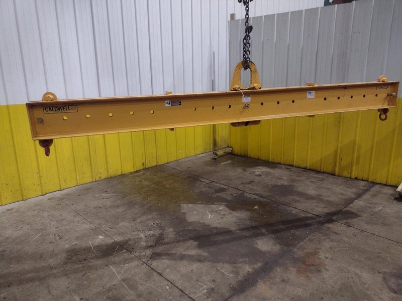 10,000 LBS X 128" X 10" CALDWELL MODEL #17-5-10 SPREADER BAR: YOBRO #24576