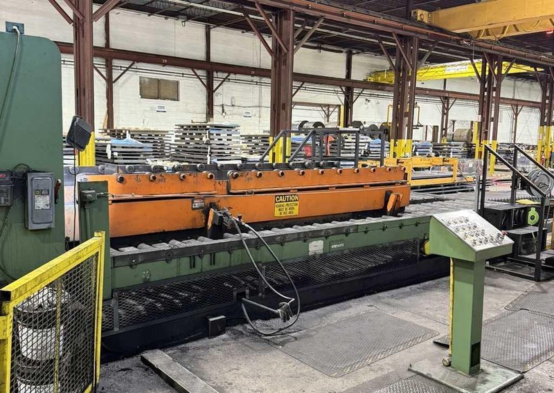 72" x 0.500" x 60,000# Herr Voss Cut To Length Line