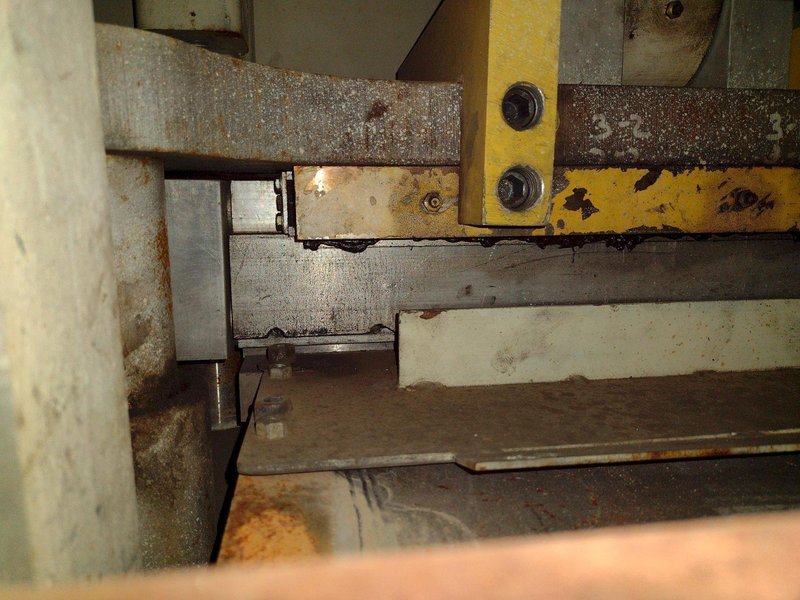 48” WIDE x 30 HP MECHANICAL IN-LINE COIL PRESS &amp; SHEAR WITH PLC VARIABLE SPEED DRIVE: STOCK #22968