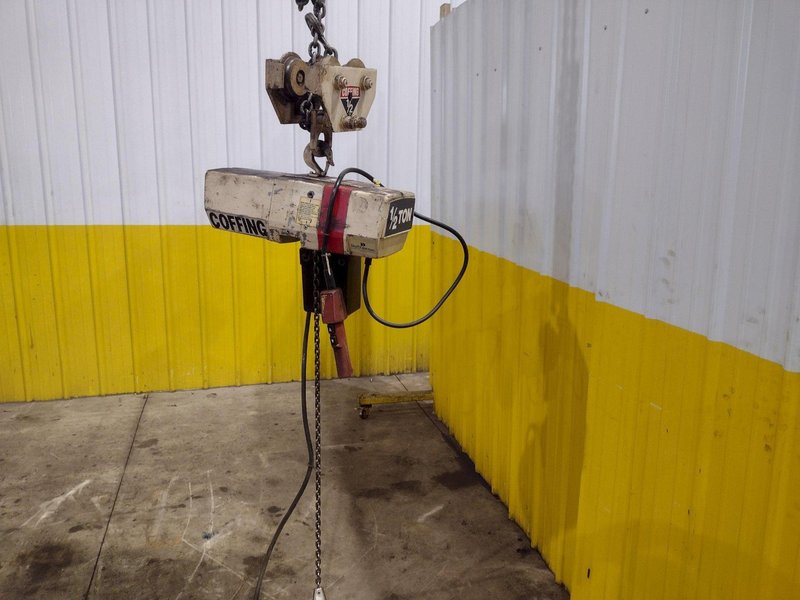 1/2 TON COFFING MODEL EC-1016-3 MOTORIZED POWER CHAIN HOIST: YOBRO #25041