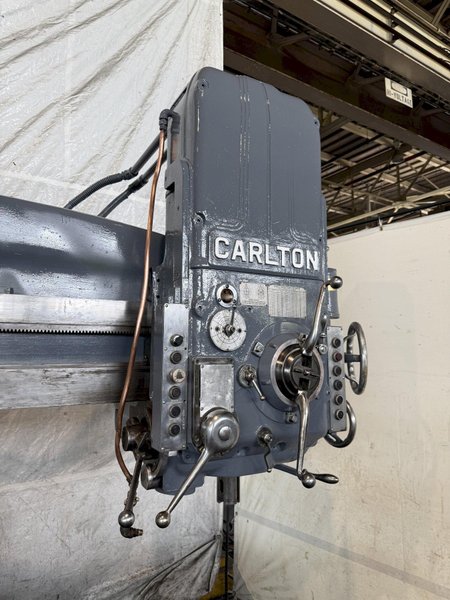 5' X 15" CARLTON MODEL 3A RADIAL ARM DRILL. STOCK # 0434026