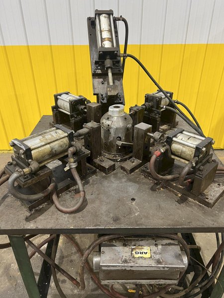 5 SPINDLE PNEUMATIC DRILL MACHINE: STOCK #19907